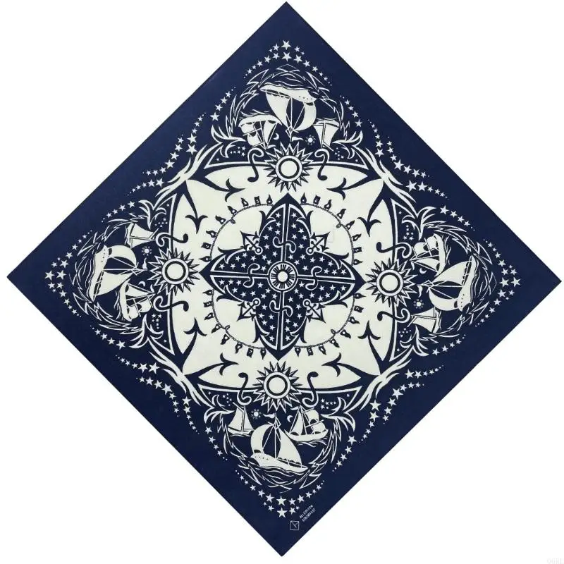 Q6RE Klassisches Blumen-Kopftuch für Erwachsene, Unisex, Bandana, Hiphop-Kopftuch, Kopftuch