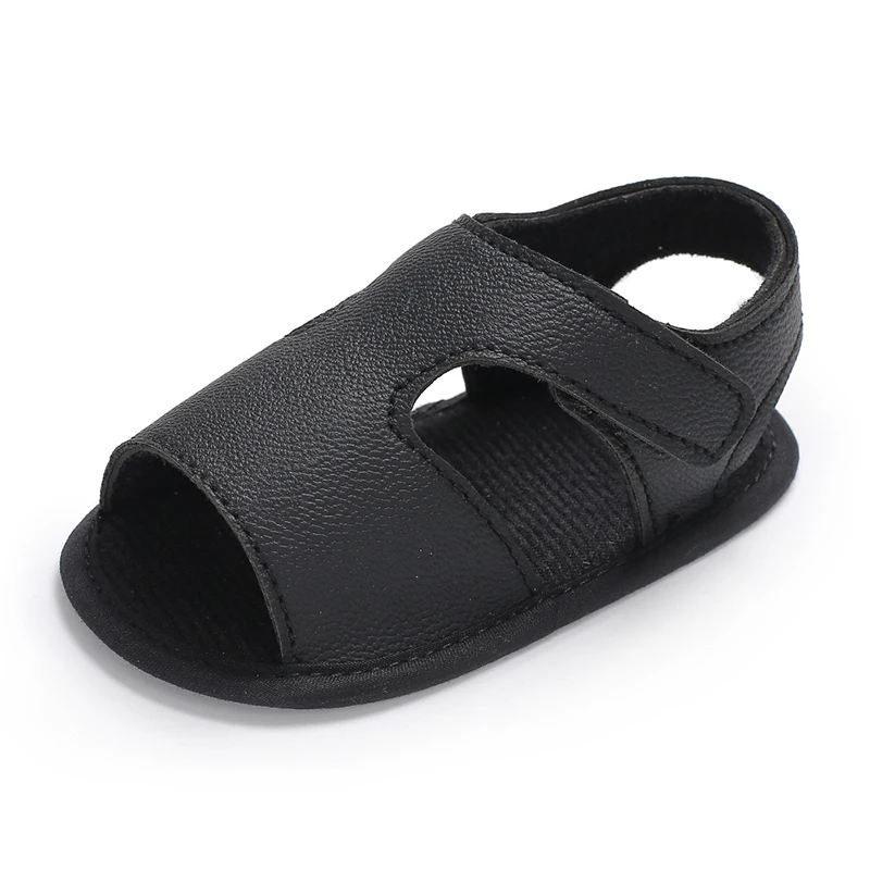 Sandalias transpirables de PU para hombre, zapatos antideslizantes de silicona fina, ocio, verano, 0 a 1 año