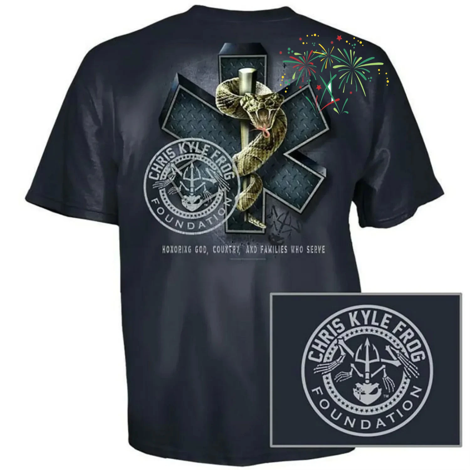 

Chris Kyle Frog EMS Star of Life Medical Paramedic T-Shirt 100% Cotton O-Neck Summer Short Sleeve Casual Mens T-shirt Size S-3XL