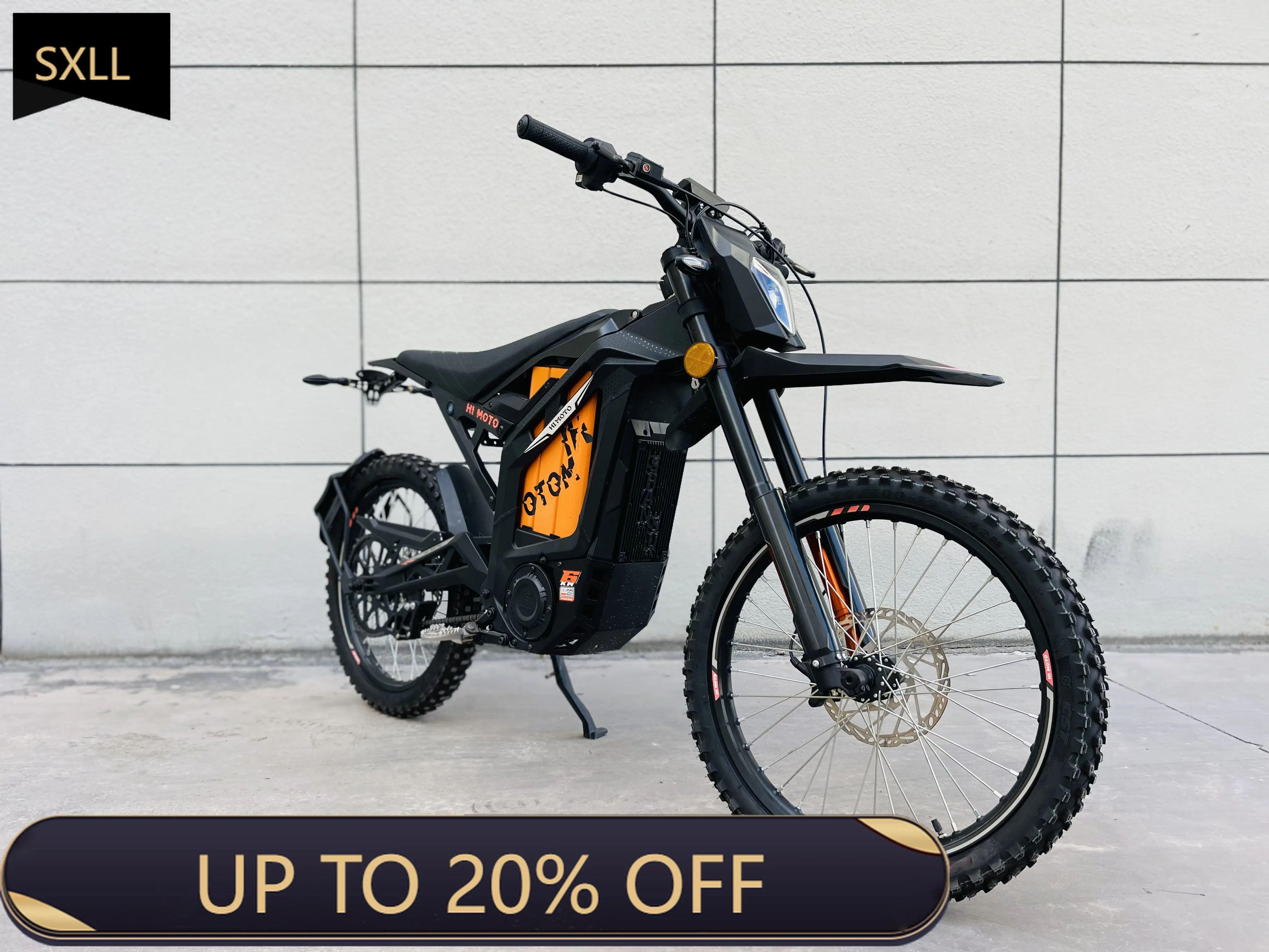 

SXLL EcotoRide Dirt Bike 01 10000W Peak Power Electric Off-Road Motorcycle Top Speed 90km/h 72V Voltage with ADJ DAMP System