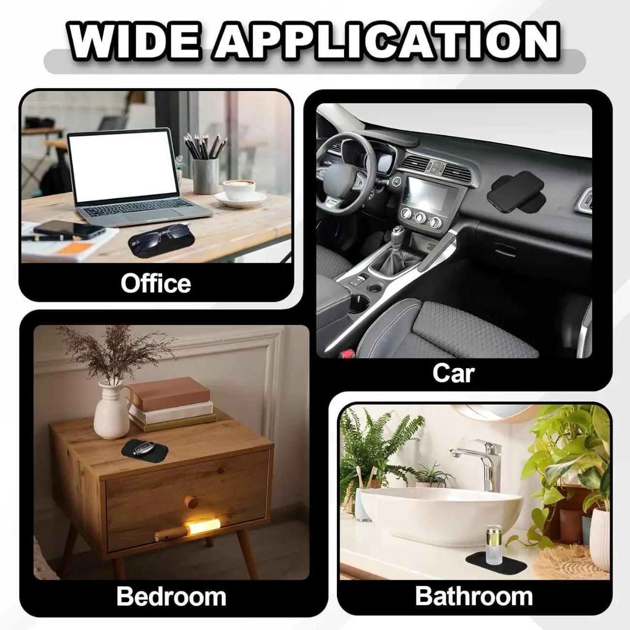 

Universal Multifunctional Dashboard Anti-Slip Mat Silicone Car /Phone /Key Non-Slide Pads Sticky PVC Mat Interior Accessories
