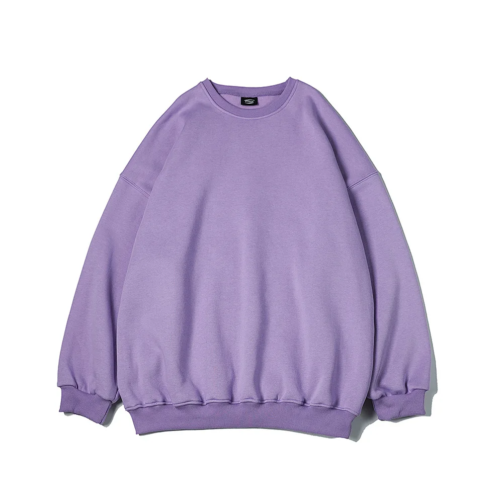 Hoodies O Neck Men Sweatshirts Long Sleeve Pullover Sweatshirt Solid Loose Basics Casual 2024 Slight Strech Winter Sports