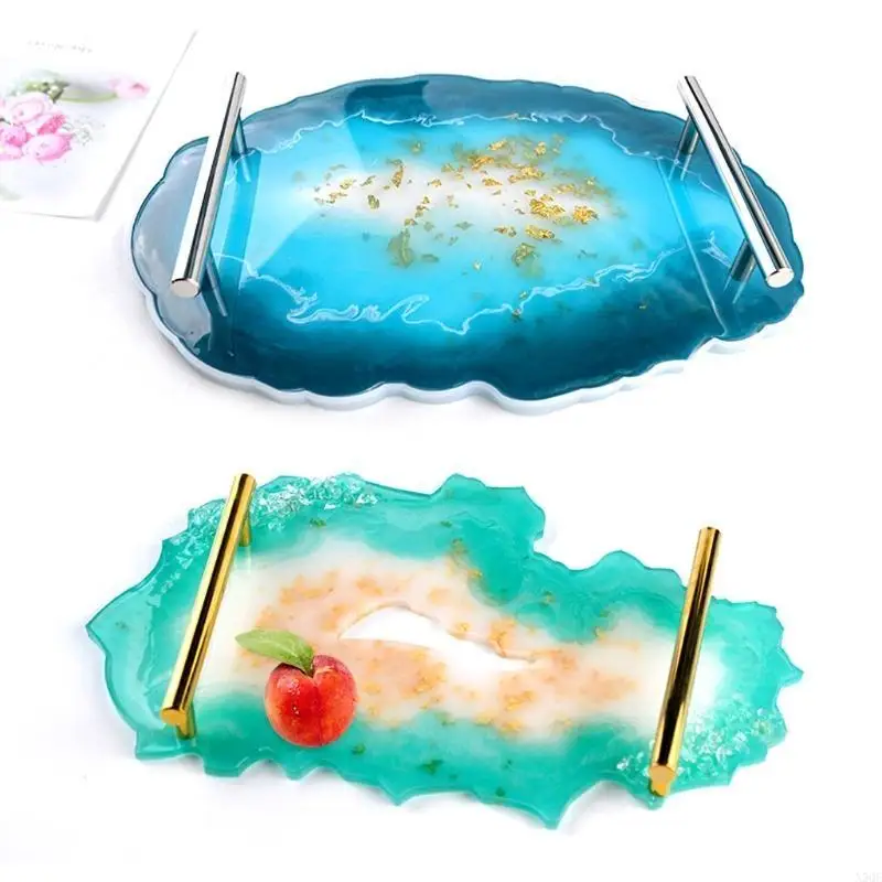 

Silicone Resin Irregular Plate Storage Tray Mould Suitable for Jewelry Storage