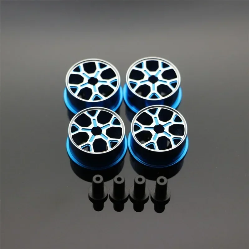 

Middle Diameter20.5mm Lightweight Wheels Self-made Parts For Tamiya MINI 4WD Colored Wheel w/Aluminum Disc