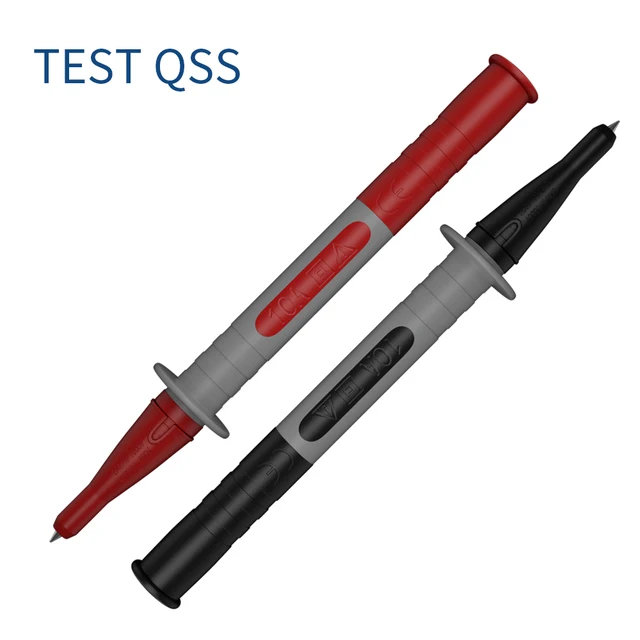 QSS 2 szt. Multimetr igła testowa sonda miękki silikonowy elektryk uniwersalny wielofunkcyjny pin testowy Q.30044