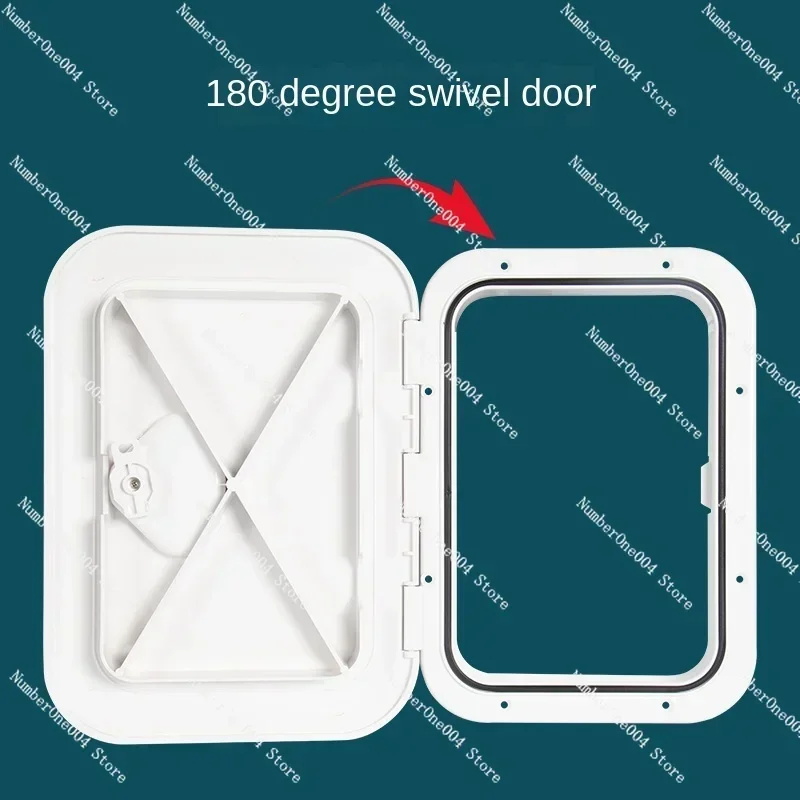 Motor Caravan Travel Trailer Accessories Storage Lid Storage Hatch Marine Square Deck Cover Hand Hole Cover Storage Box Cover