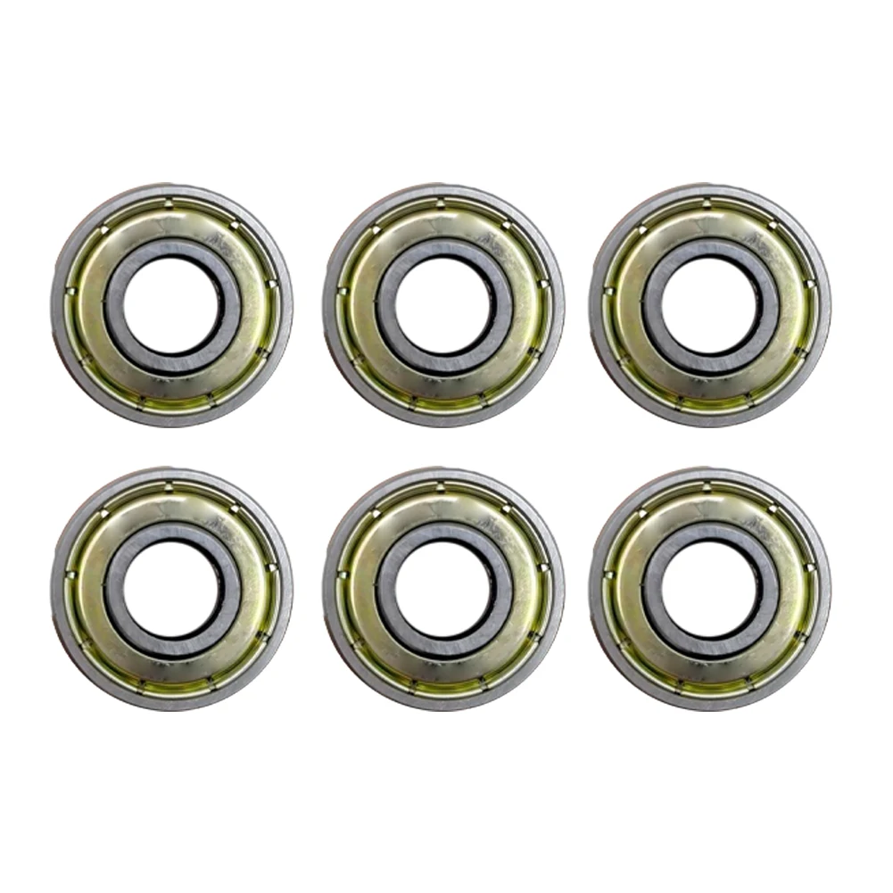 6Pcs Rowing Machine Pulley Roller Bearing Non-Standard Raised Stainless Steel 608ZZ Bearings For Fitness Equipment ﻿