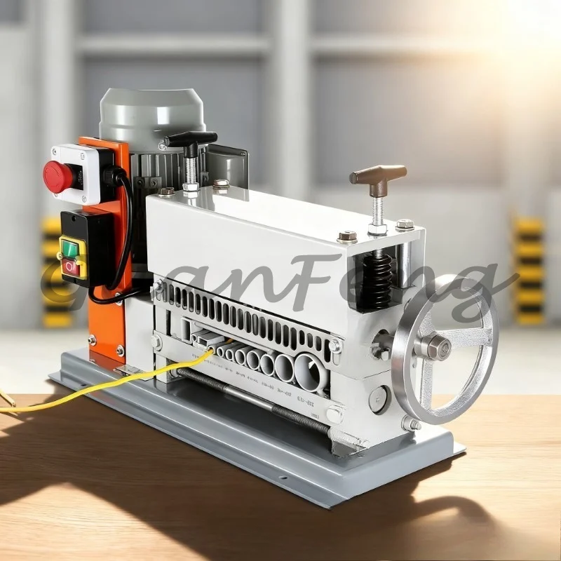 Semi-automatic wire stripping machine, scrap copper cable recycling equipment