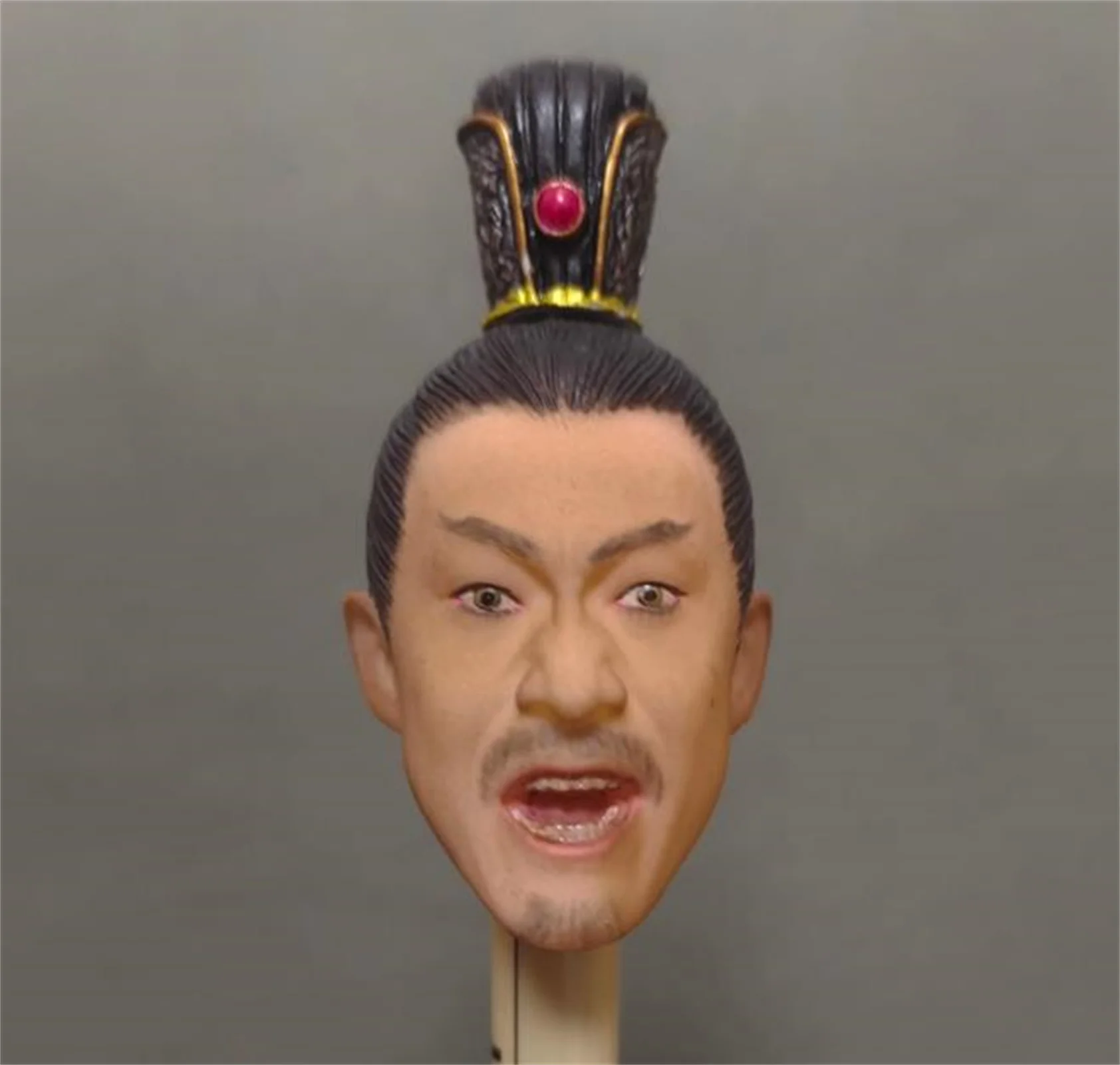 Peter Ho Xiang yu Male Head Carving Sculpt crown 1/6 Scale Ancient F 12