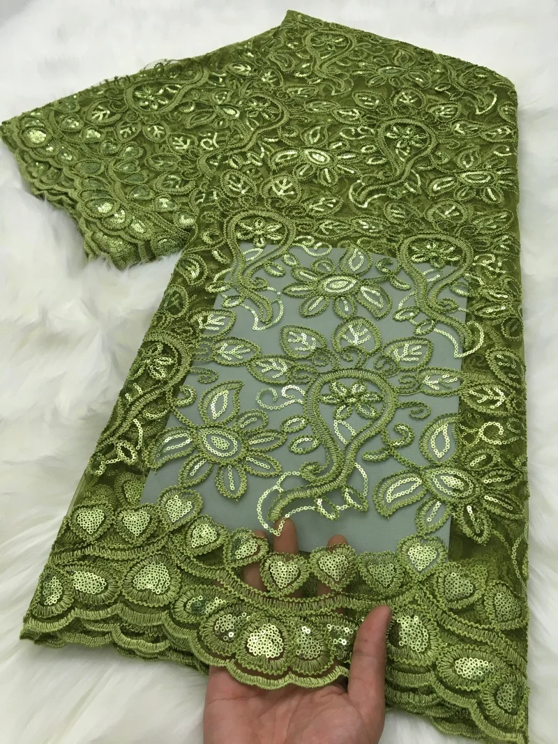 african-style-green-mesh-lace-fabric-high-quality-french-net-lace-with-sequins-for-party-dress