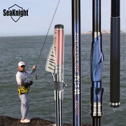 NEW ARRIVAL Seaknight High Carbon Rock Rod 4.5M 5.4M 6.3M Sea Spinning Rod ML MH XH Telescopic Rock Fishing Rod Ultralight Hard