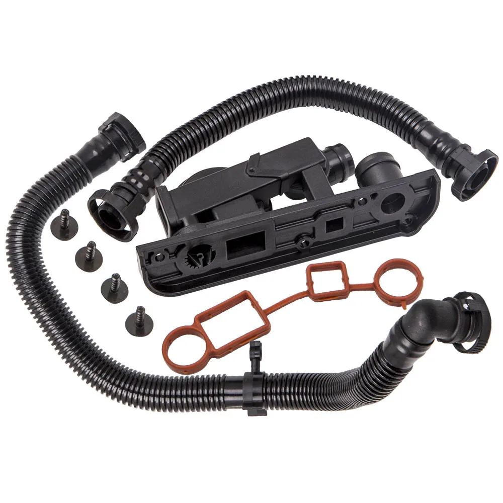 PCV Crankcase Vent Valve Hose Kit for Audi A3 A4 TT GTI Jetta Passat Eos 2.0L