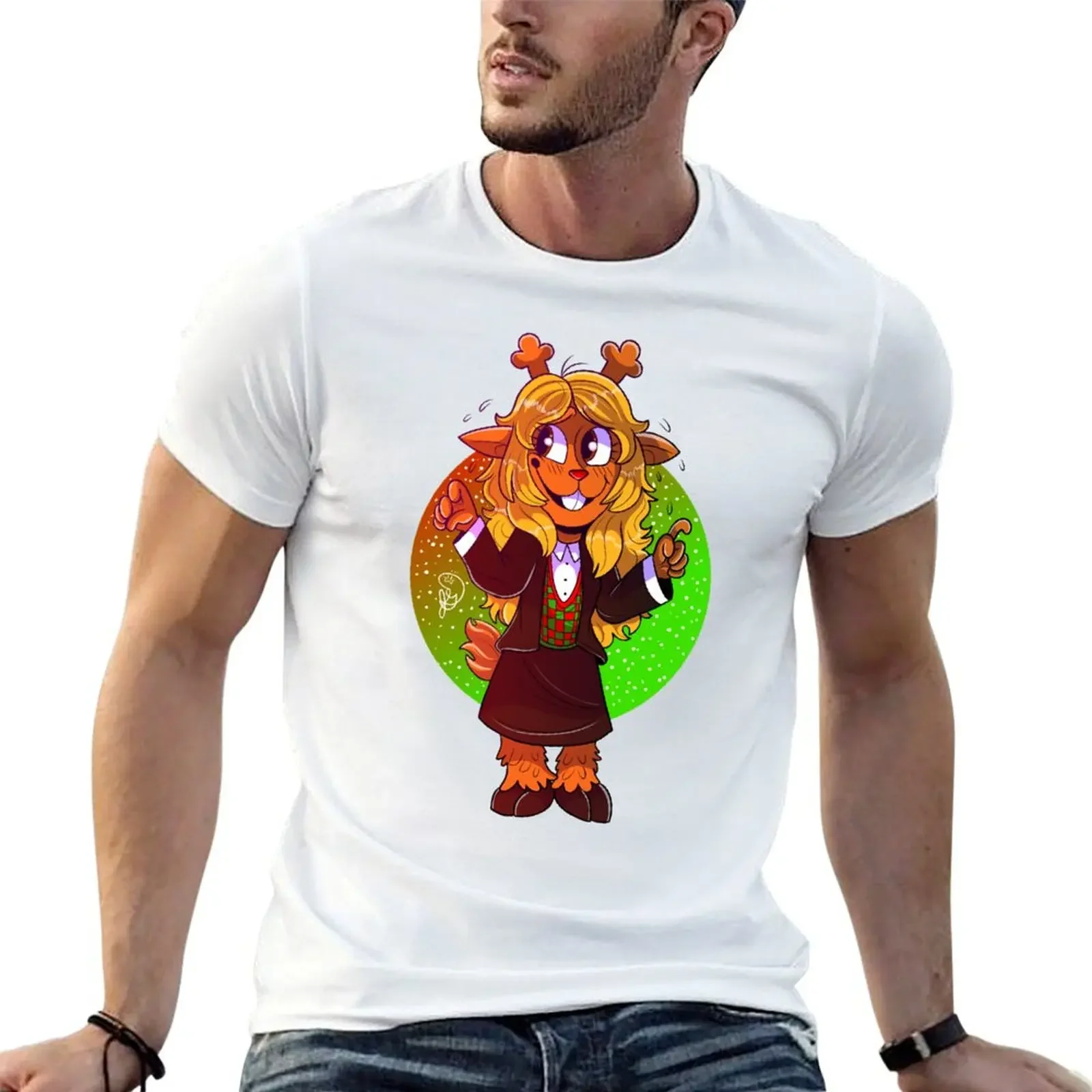 

Deltarune Noelle Holiday T-Shirt clothes tops heavyweights customs men t shirts