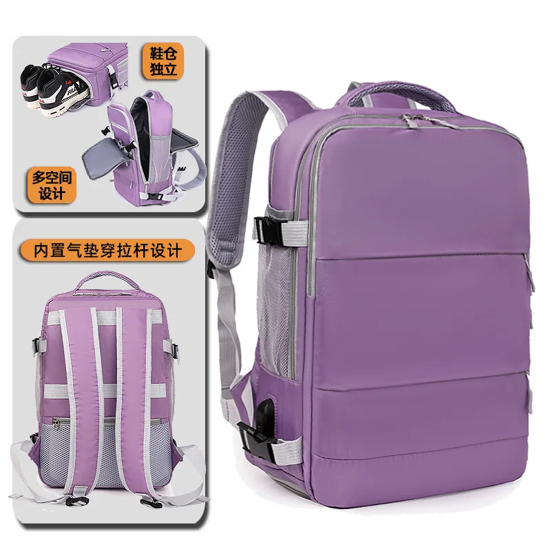 موضة جديدة المرأة حقيبة السفر حقيبة لابتوب mochila viaje 40x20x25 Ryanair مقاوم للماء على ظهره الرجال حقيبة المدرسة حمل ons