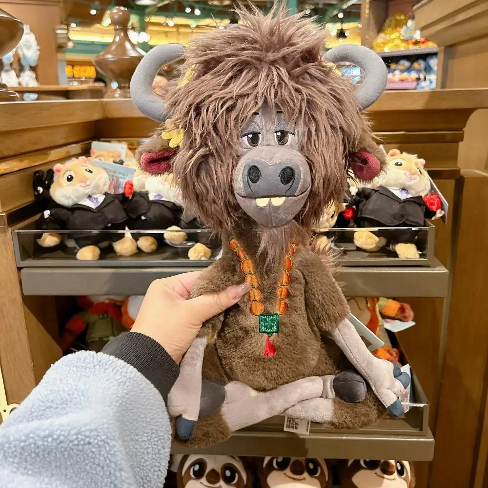 Plush Toy (Doll) of "Sharpie the Yak" (a character) from Zootopia in Shanghai Disneyland — A Birthday Gift/Souvenir for Children view 2