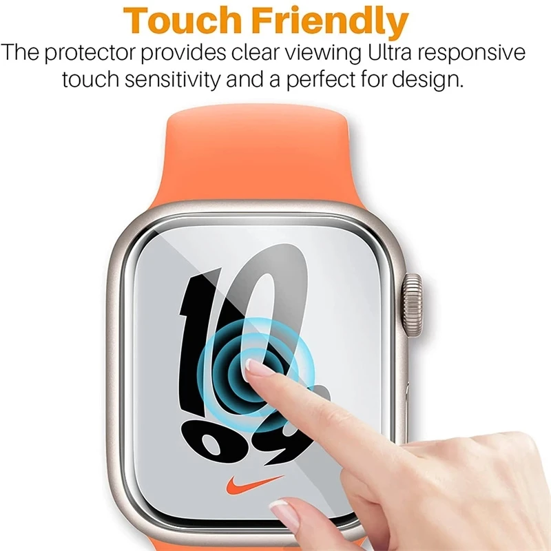 Screen Protector Clear Full Protective Film for Apple Watch 7 6 SE 5 4 3 Hydrogel Film for iWatch 45MM 41MM 40MM 44MM 38MM 42MM