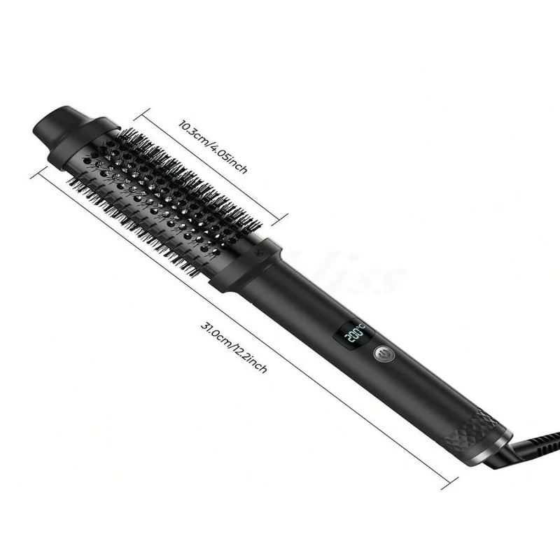 مشط تمليس الشعر الأيوني من DFNDZ، يحمي الشعر، عصا تصفيف الشعر ذات الموجات الكبيرة/التجعيد، إعدادات متعددة لدرجات الحرارة
