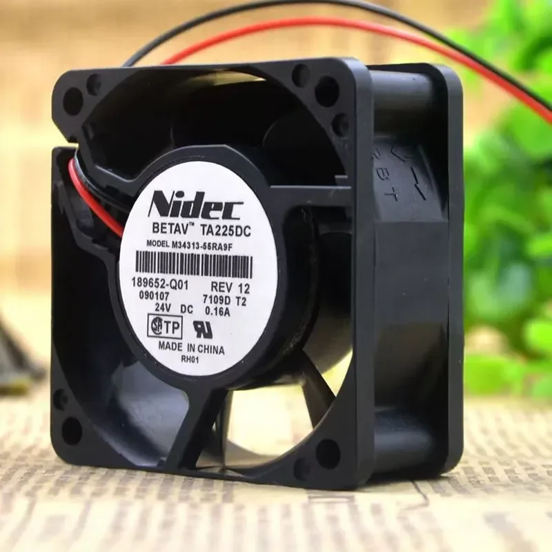 for NIDEC TA225DC M34313-55RA1F 2F 3F 9F 11F 24V 60mmx25mm 6cm Cooling Fan