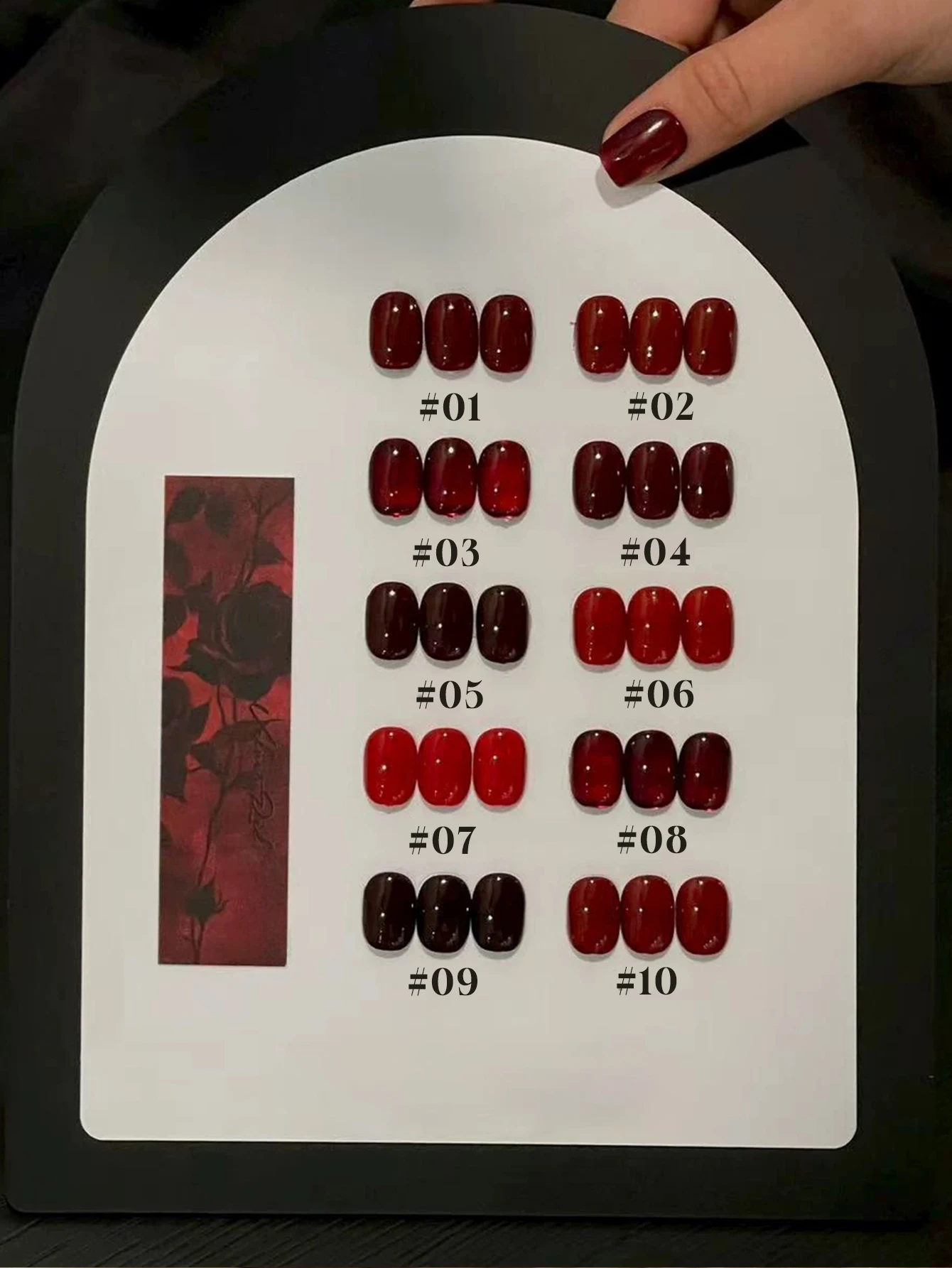 1-10PCS 12ml Wine Red Gel Nail Polish Long-Lasting French Style Gel Nail Supplies For Manicure DIY Design Nail Art Varnish