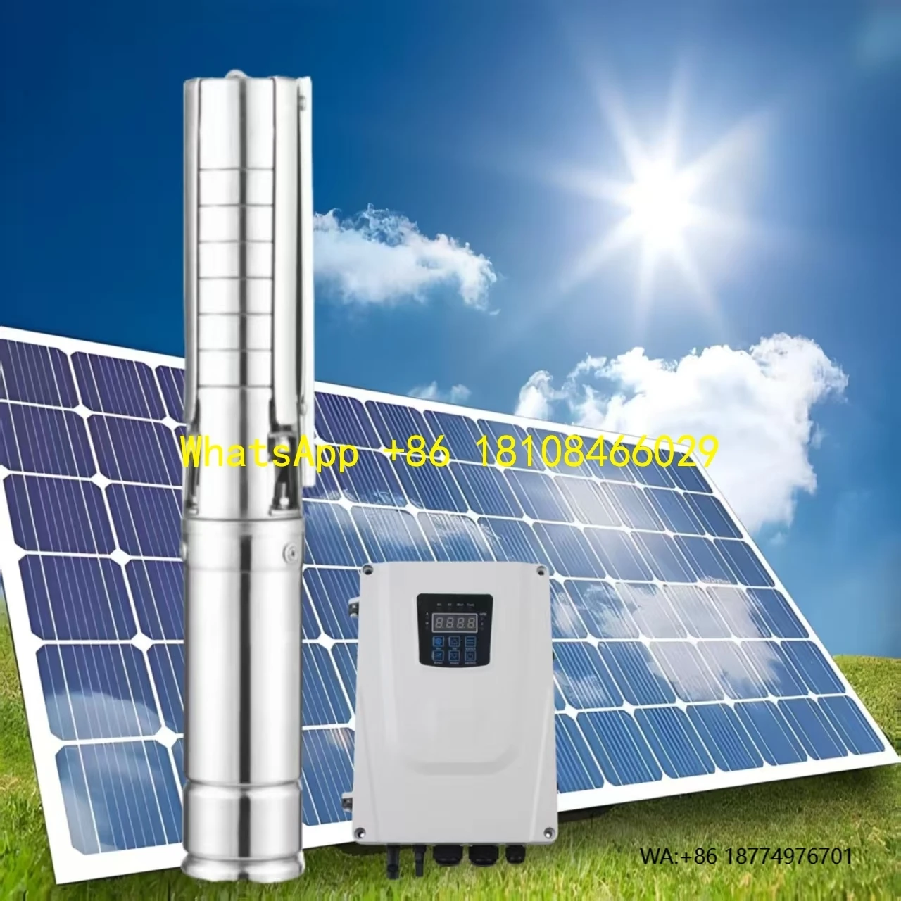 

Энергосберегающий 1 48 В 28 м солнечный погружной водяной насос постоянного тока из нержавеющей стали для домашнего использования