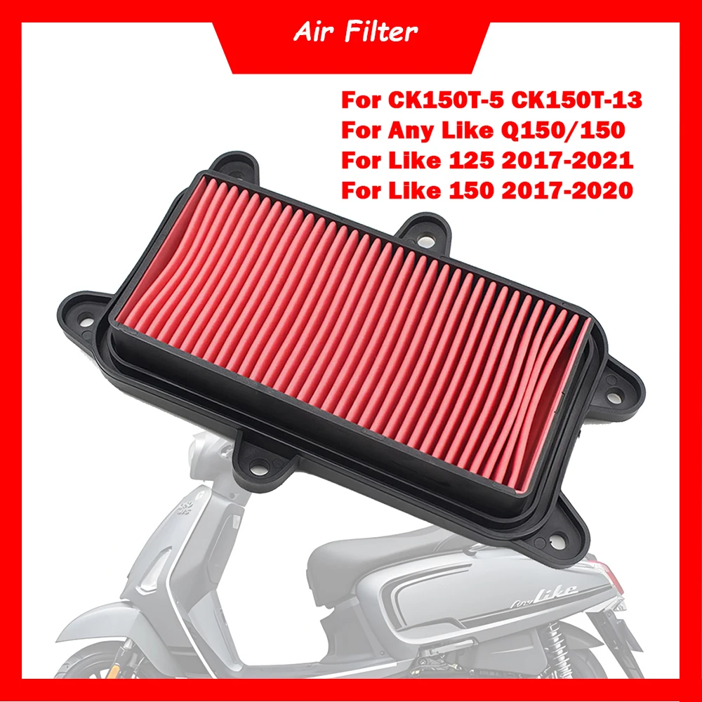 

Очиститель воздушного фильтра двигателя мотоцикла, элемент воздухозаборника для KYMCO CK150T-5 CK150T-13, как Q150/150 как 125 как 150