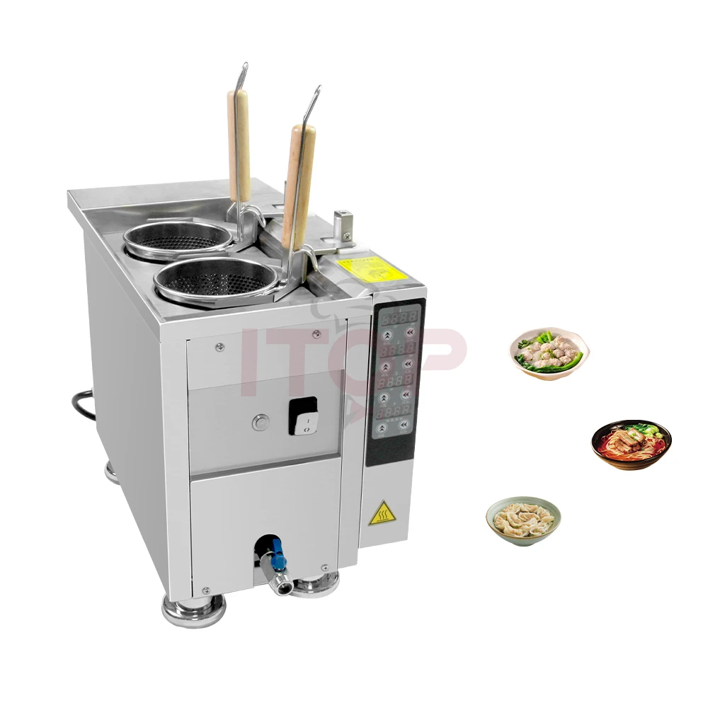 Restaurant Kitchen Commercial Noodle Boiler Electric Pasta Cooker Instant Automatic Noodle Cooker Wheaten Food Cooking Machine