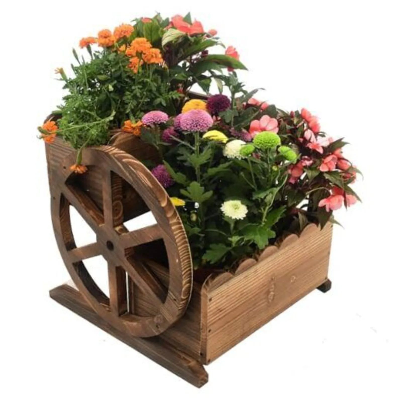 

US Luxury Rustic Flowerpot Outdoor Planters-Wagon Planters for Vintage Planter