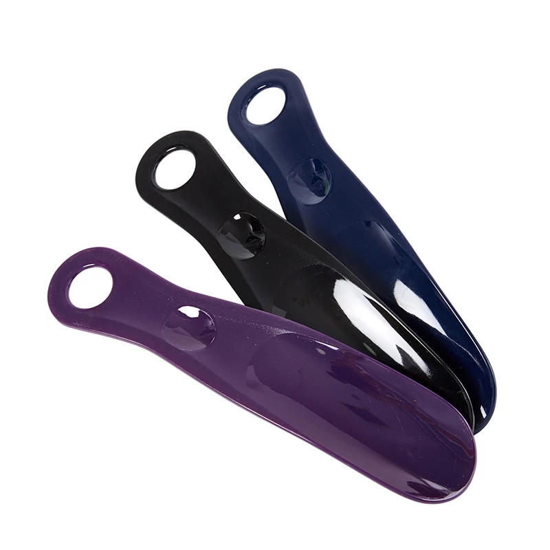 1PC Professional Shoehorn Plastic Shoe Horn Spoon Shape Shoehorn Shoe Lifter Tools Flexible Sturdy Slips Lazy Shoe Helper