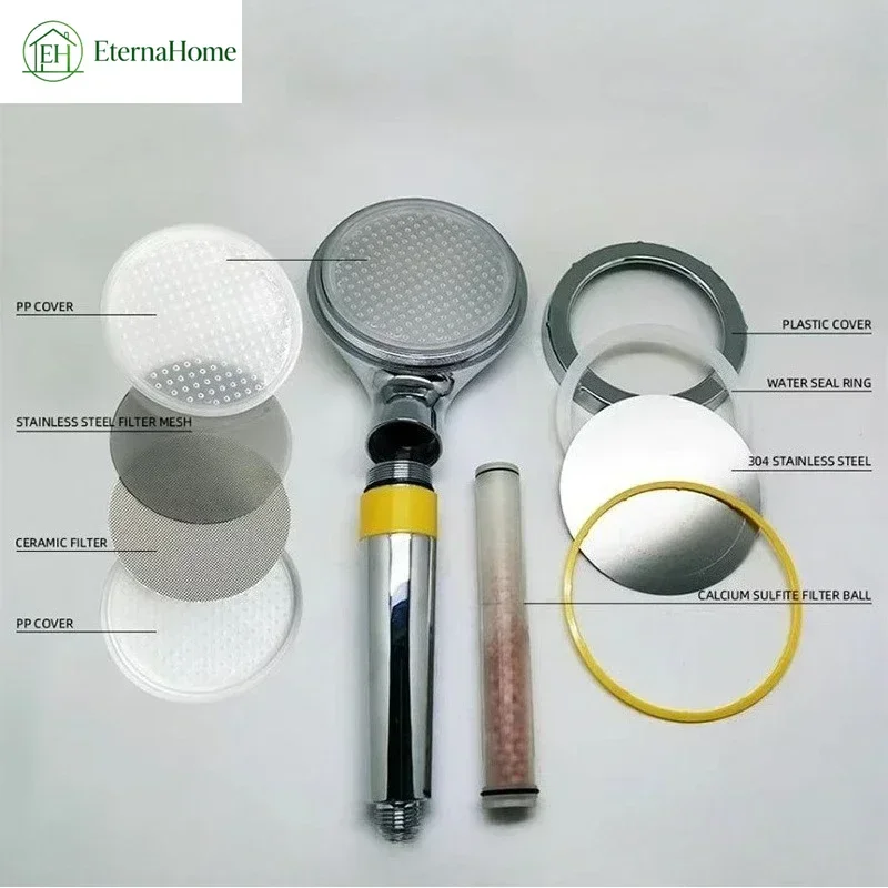 Bathroom Double Filter Shower Head, Toilet Shower Head, Removable Handheld Shower Head