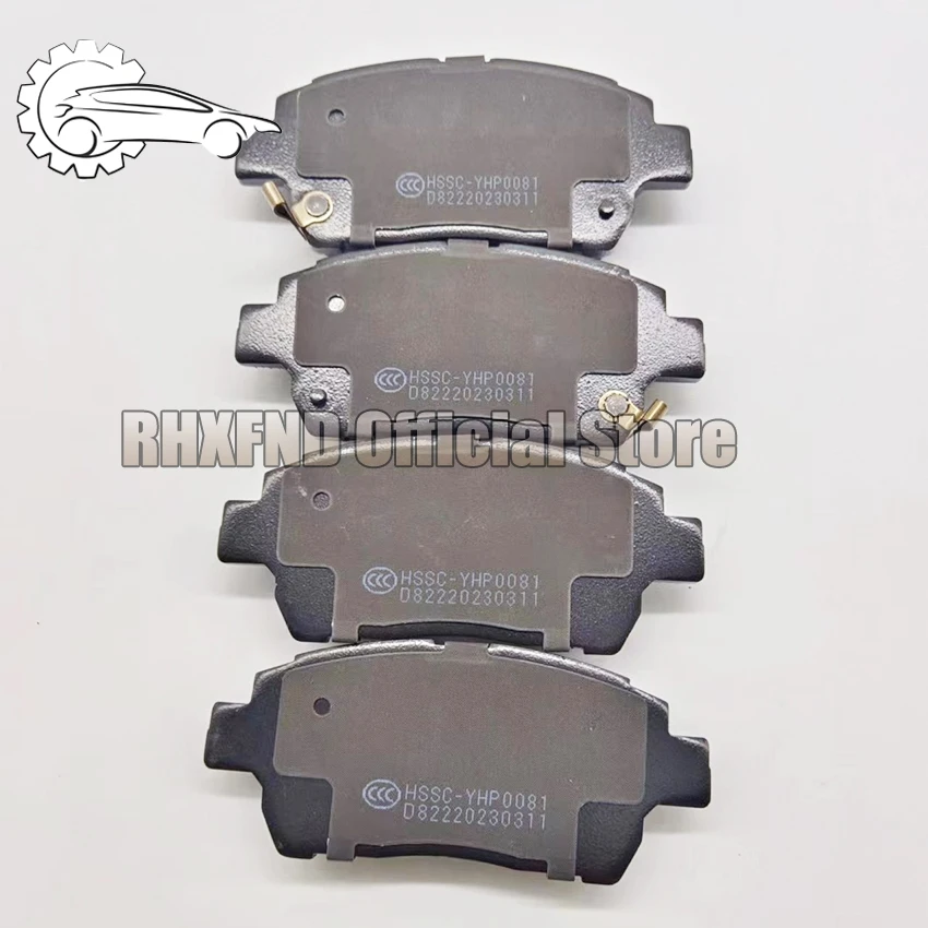 

Front 4pcs Rear 4pcs PADS BRAKE PAD SET S6 FRT AND RR For BYD F3