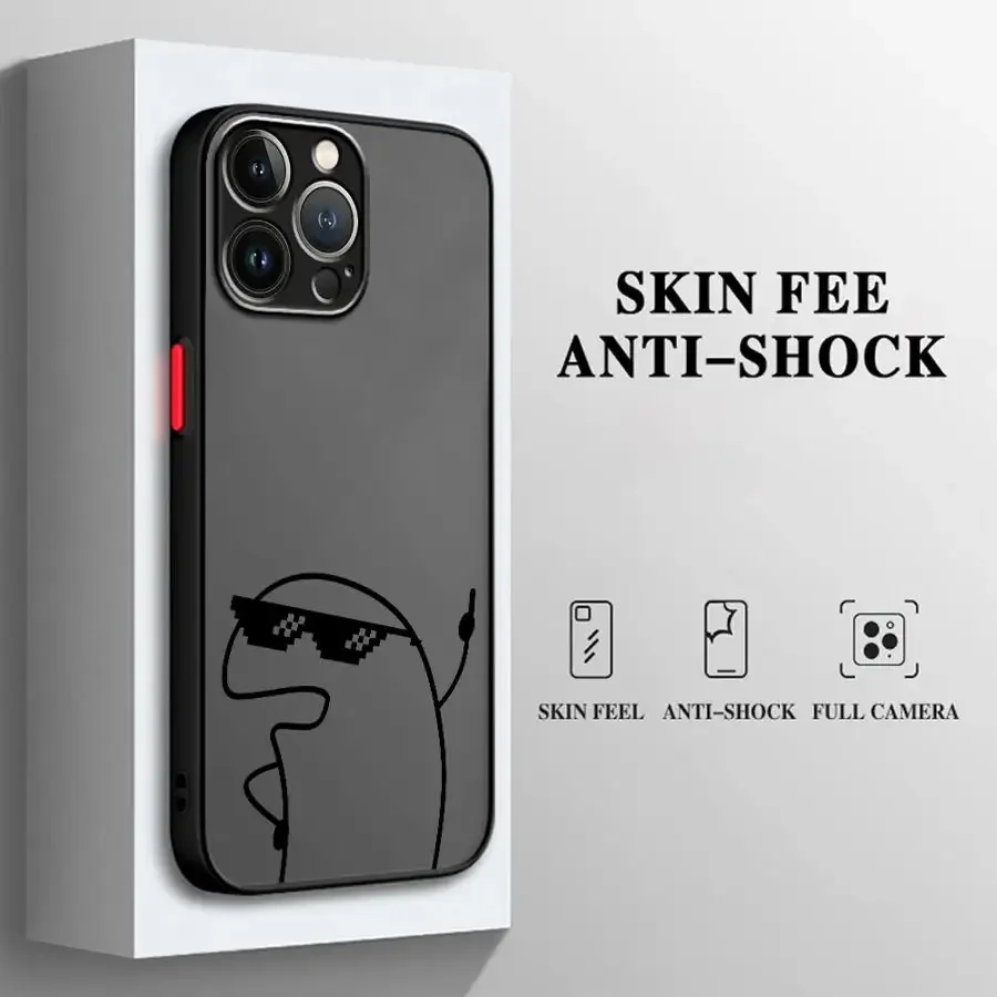 حافظة لهاتف آيفون 16 برو ماكس 11 14 بلس 15 13 Mini 12 7 8 SE X XS 15P 16P Funda غطاء هاتف صلب من السيليكون كارتون ماتشمان شل #5