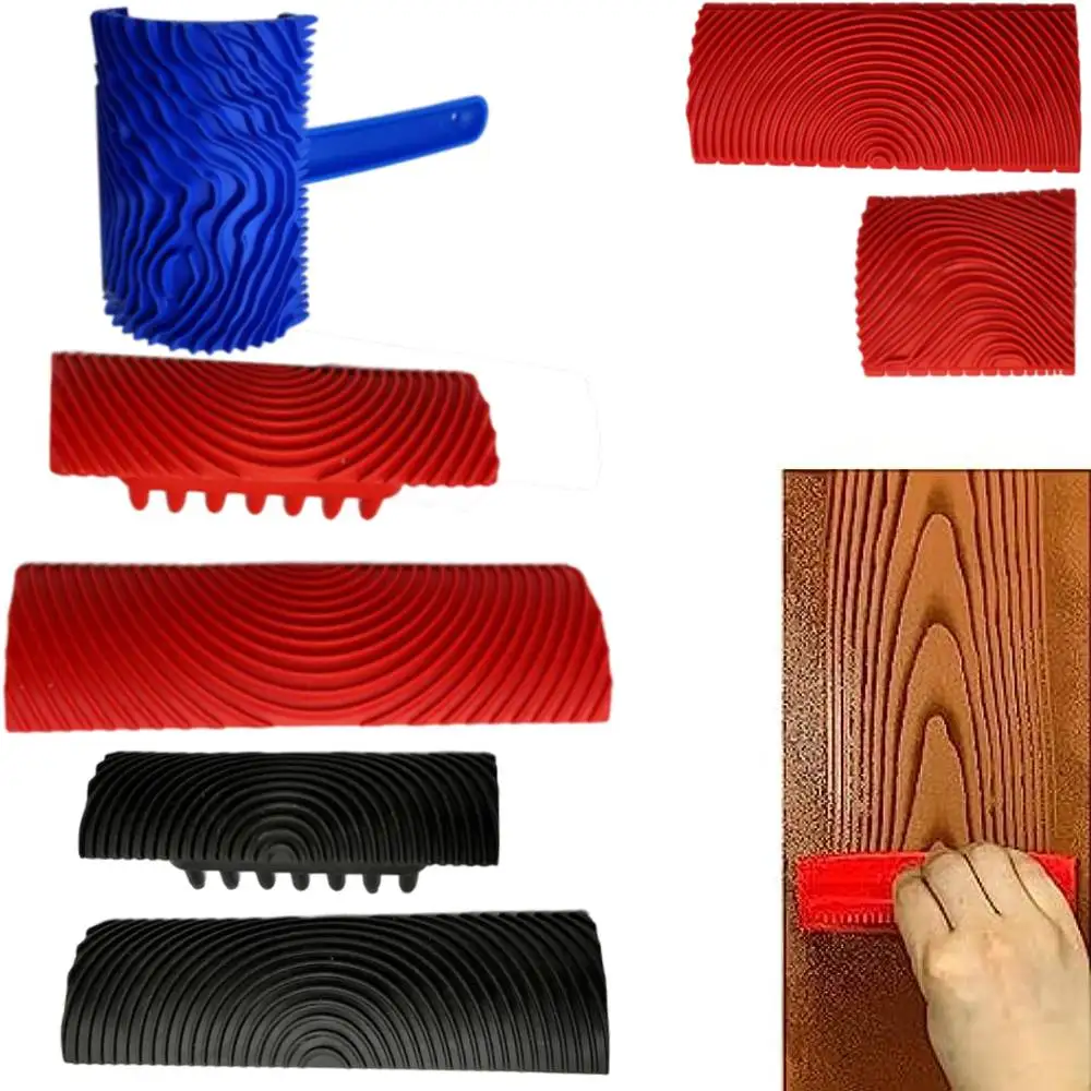 Empaistic Grain Pattern Wood Graining Tool Set, Cerca do gabinete, 2 pcs