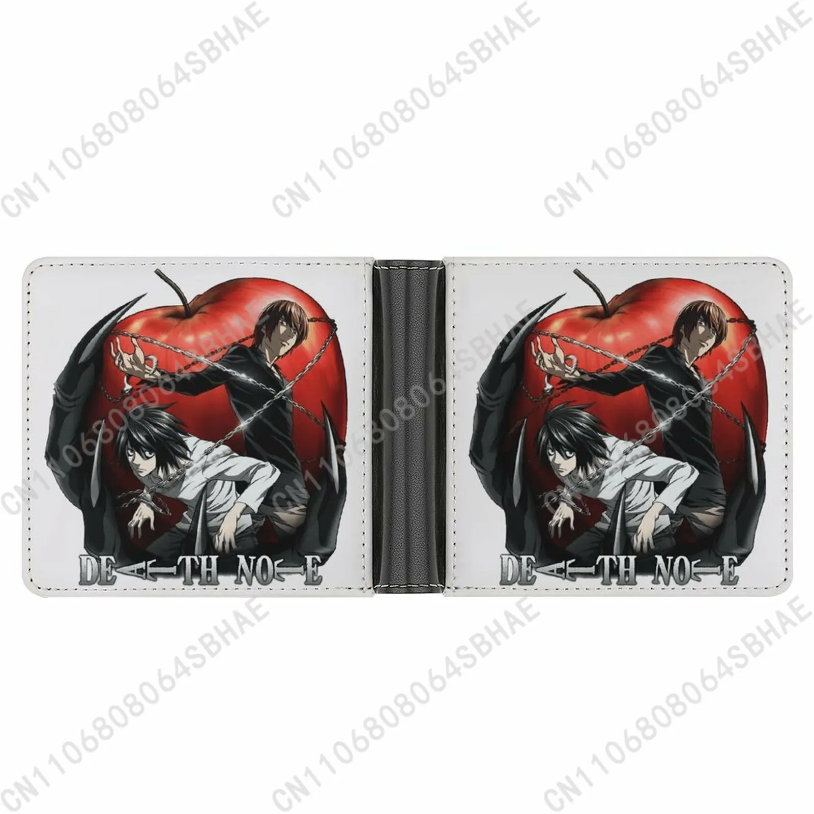 

Death Note Trendy Leather Wallet Teenage Girls Boys Personalized Slim Credit Card Holder Small Purse School Daily Use