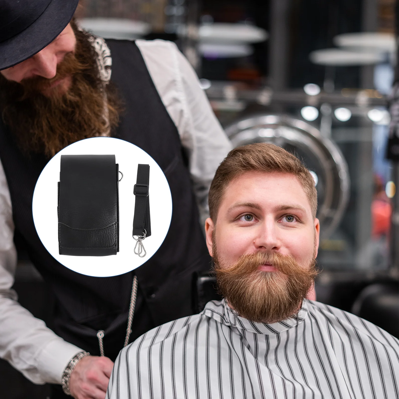 

Portable Hairdressing Tool Storage Bag Salon Scissors Organizer Pouch Barber Shop Combs Holder Carry Case For Hairstylist