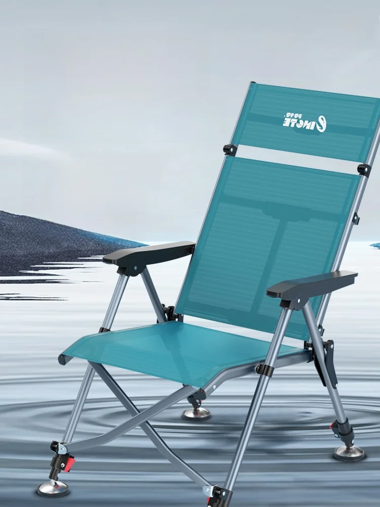 

Nai Guan Folding Fiing Chair Lie down Outdoor All Terrain European Sle Fiing Gear Portable Chair for Cam And Travel