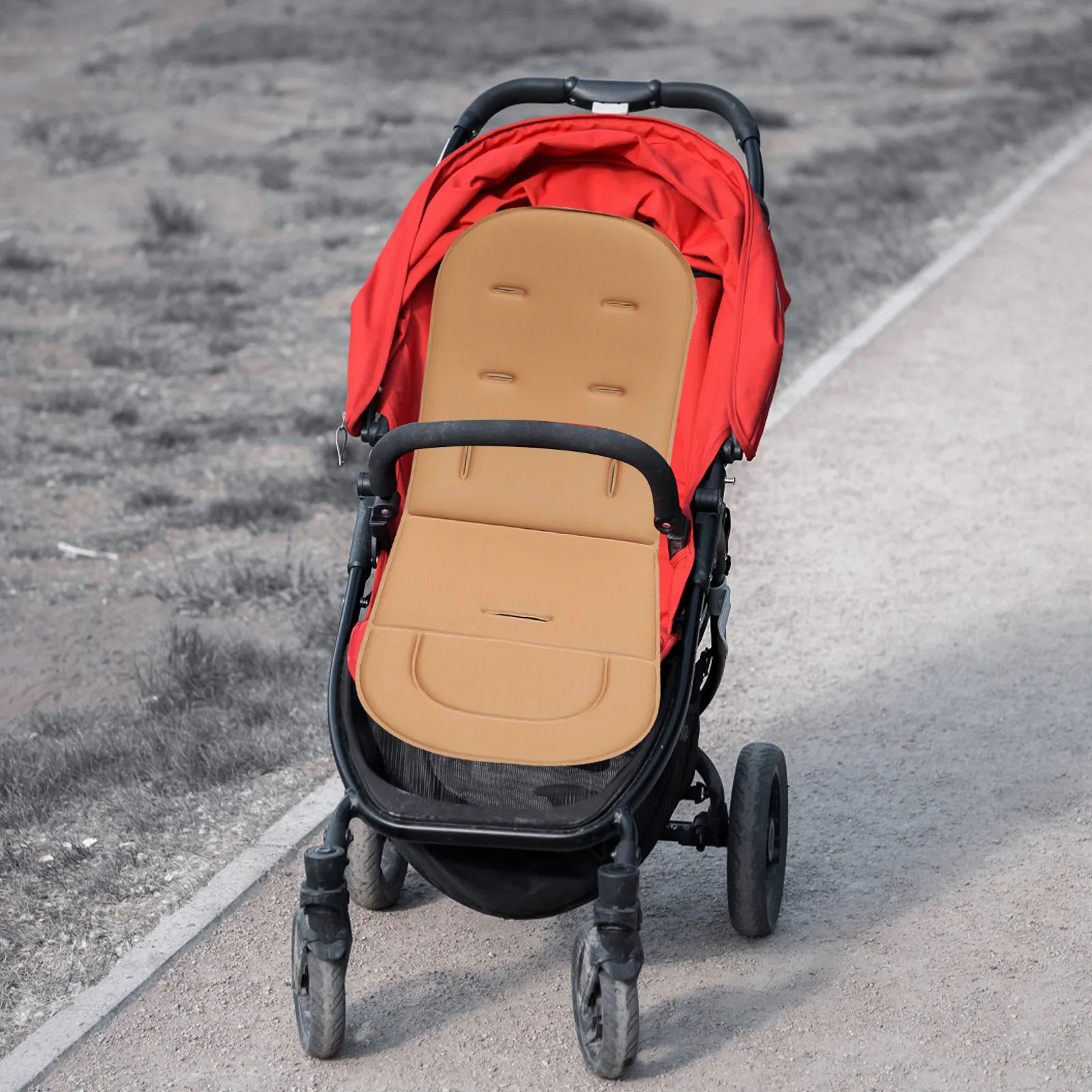 

Baby Stroller Cushion Thickened Breathable Cotton Seat Liner Soft Universal Pad for Pram Pushchair Infant Seat Insert Baby
