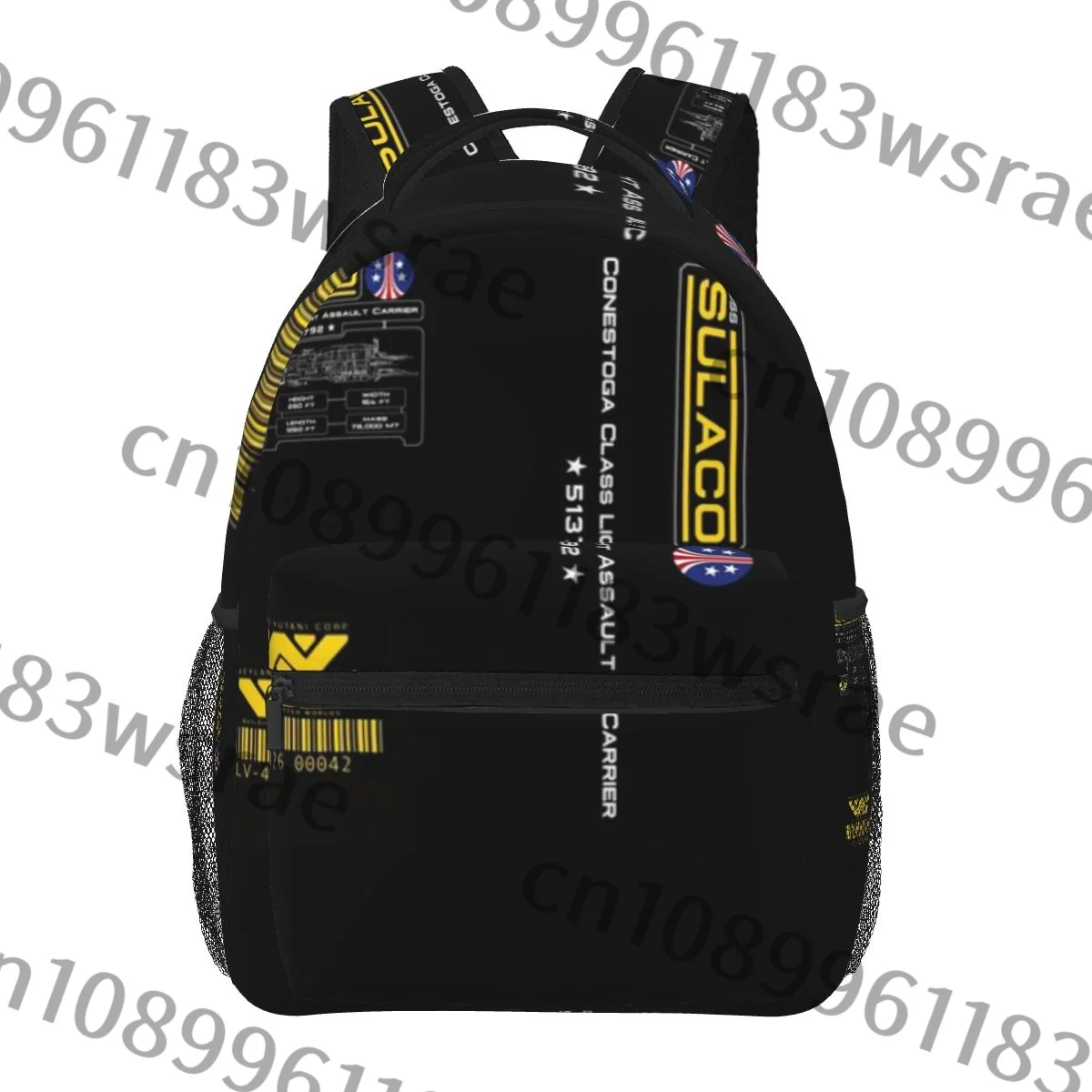 Sulaco Schematic, Weyland Yutani One Casual backpack