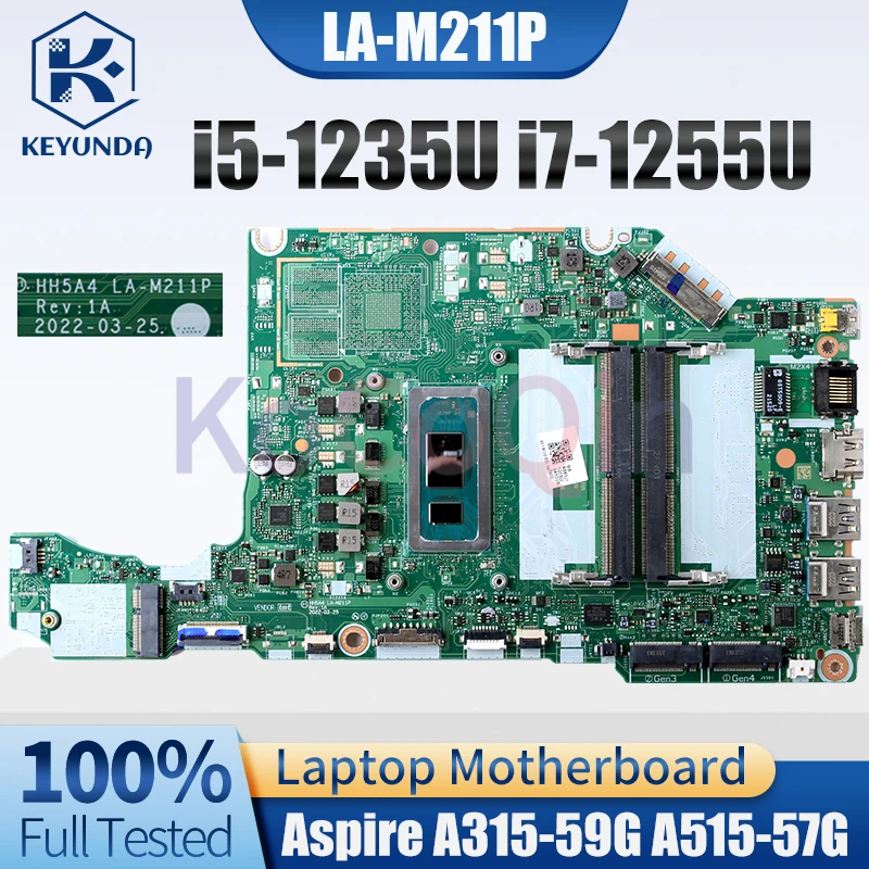 Dla ACER Aspire A315-59G A515-57G płyta główna notebooka LA-M211P NBK6S11002 NBK3J11004 i5-1235U i7-1255U płyta główna laptopa