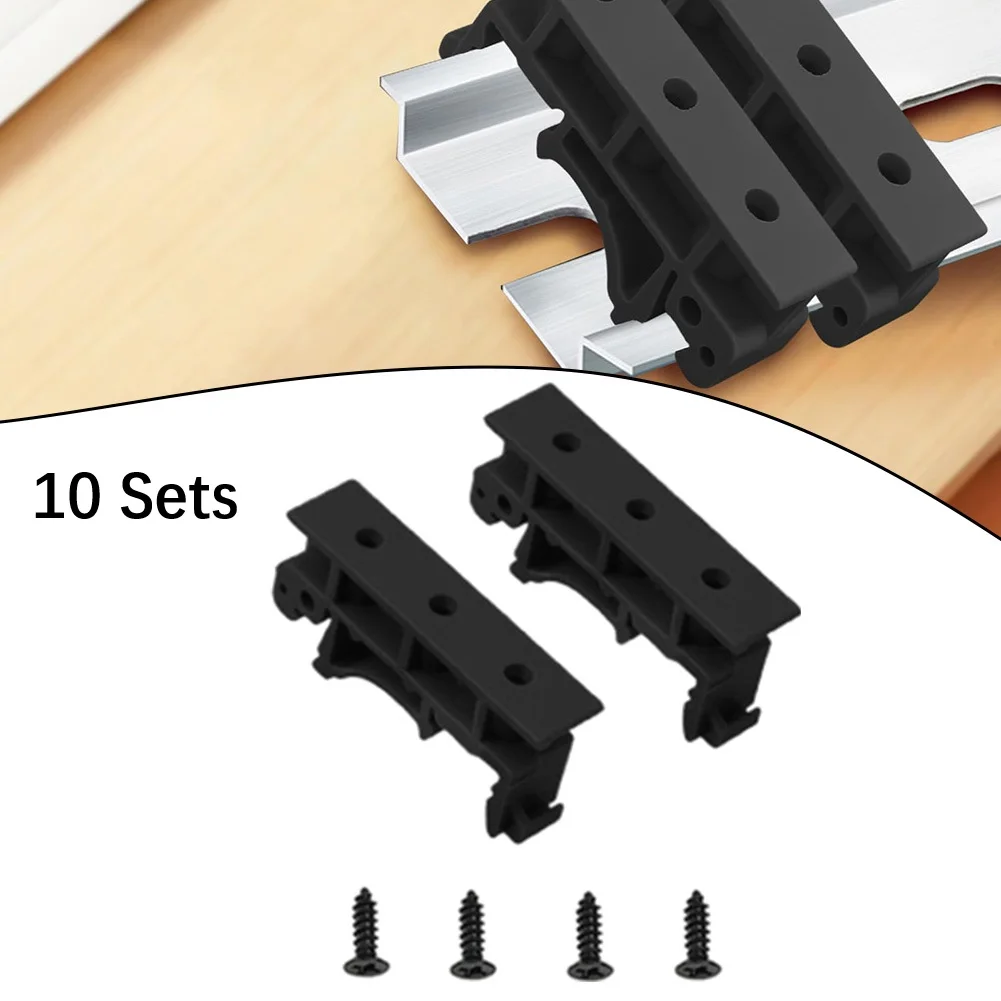 10Pcs DRG-01 PCB Mounting Brackets PCB Rail Mount Adapter Circuit Board Clips  Control Board Adapter For DIN 35 Mounting Rails