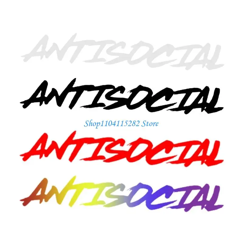 Car Decals Featuring Unsociable Jokes Waterproof Sunproof Decal Long Lasting Outdoor Use Easy Remove Application