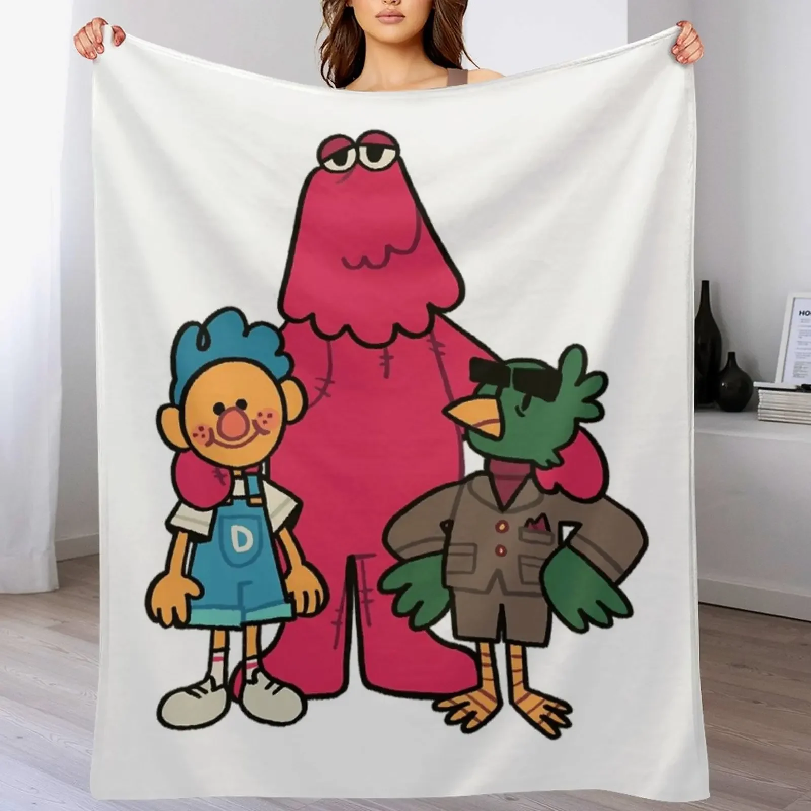 Three of us Throw Blanket Flannel Fleece Soft Warm Throw Blanket