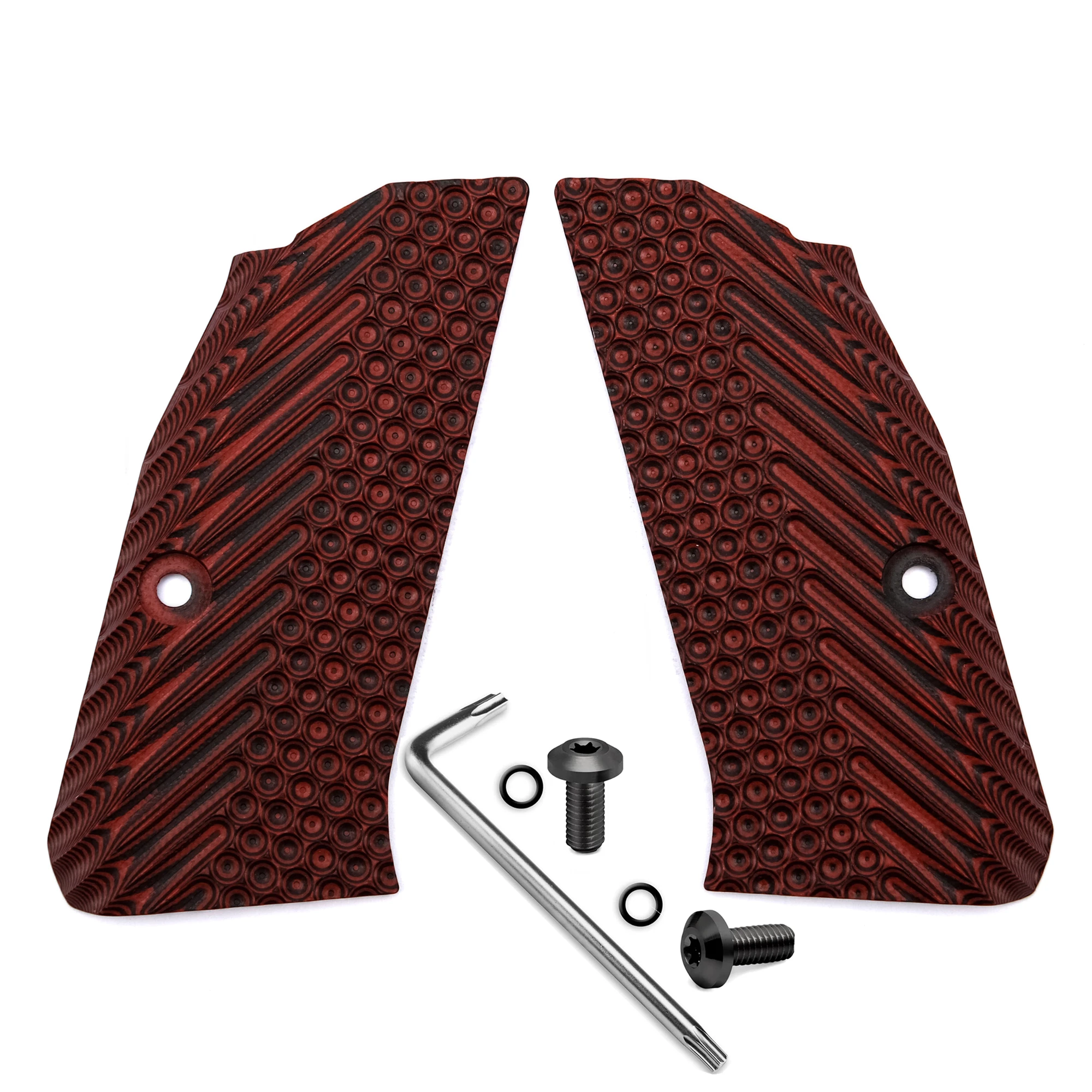 Guuun G10 Grips for Compact CZ Shadow 2 Custom CZ-75 Slim Palm Aggressive Tactical Texture view 4