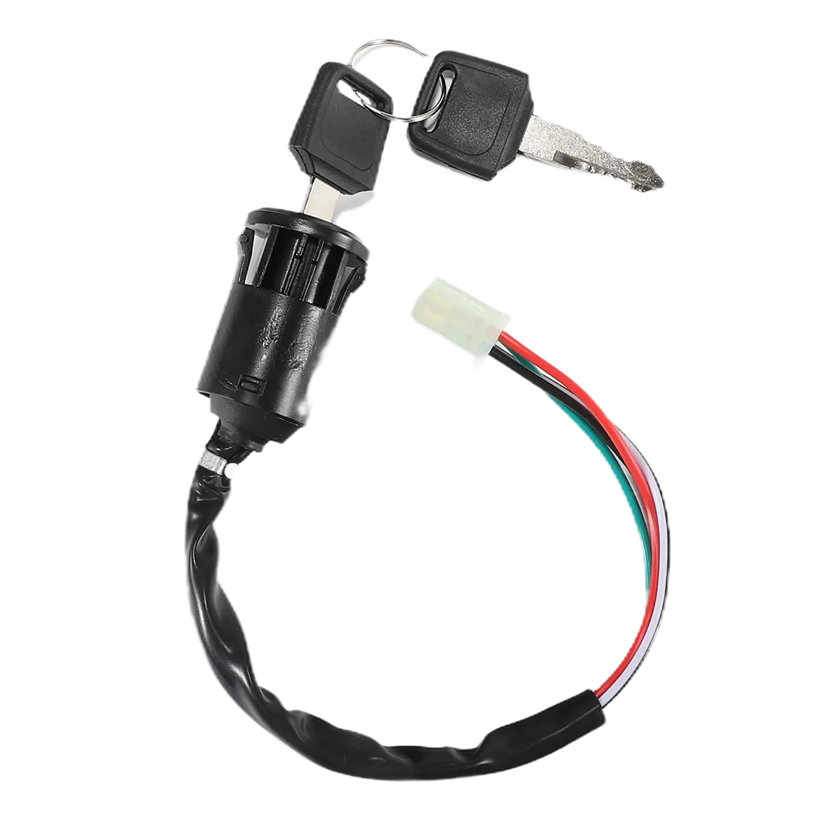 Universal 4-Wire Motorcycle Ignition Key Lock Switch 4 Wire Fit for 50cc/110cc/125cc/150cc/200cc/250cc Mini Quad ATV Dirt Bike