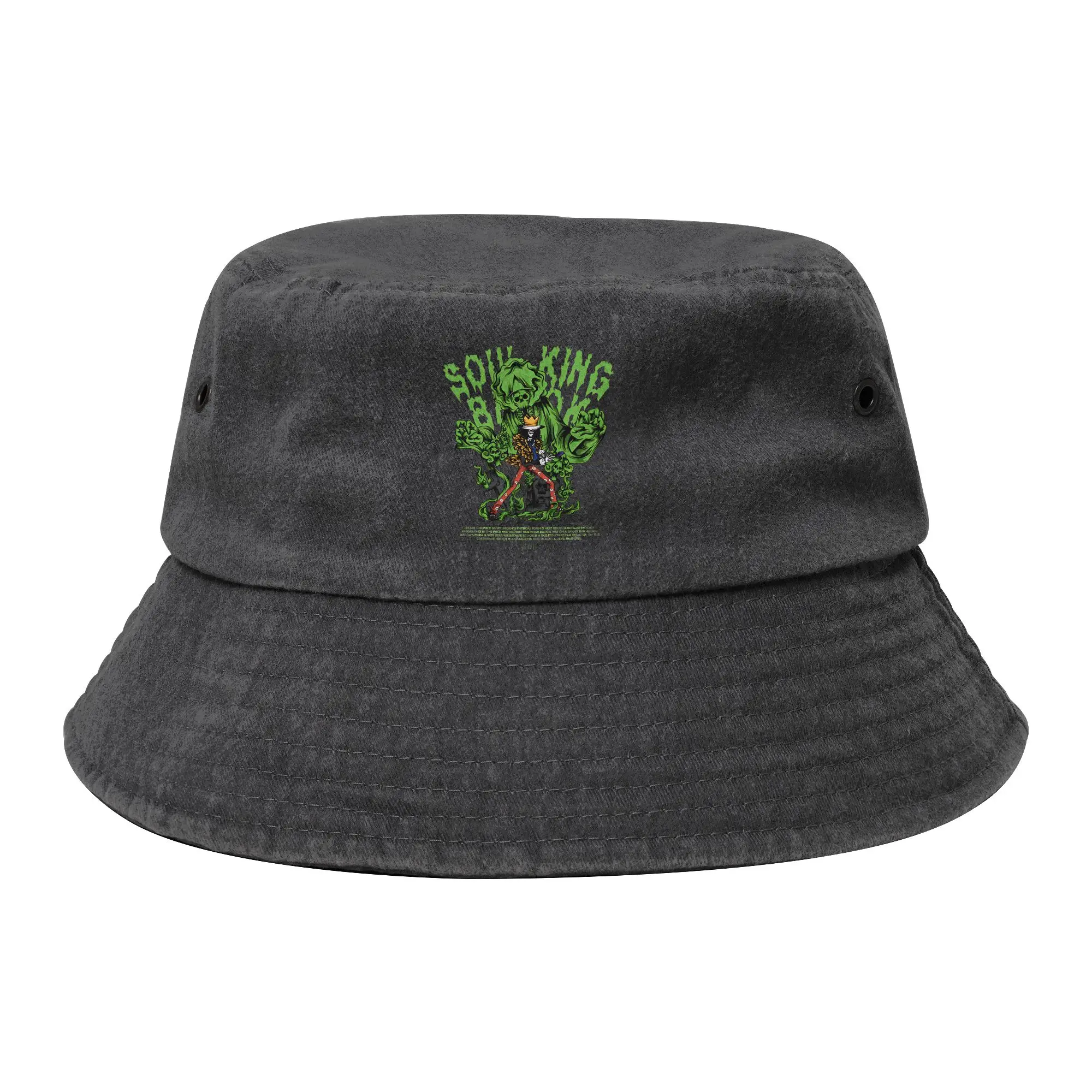 Unisex Distressed Cotton Bucket Hats Brook One Piece Camping Fishing Cap  Bob Gifts Idea