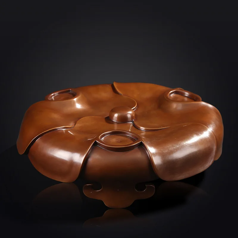 Large copper Xuande burner with bottom incense burner incense burner