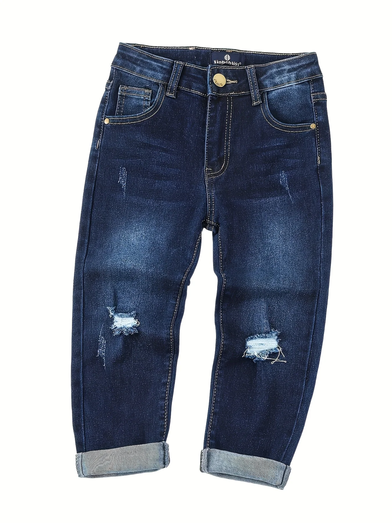 

Новая детская одежда, повседневные джинсы для мальчиков, детские узкие джинсовые штаны, весенне-осенние брюки, подарки для детей от 3 до 8 лет