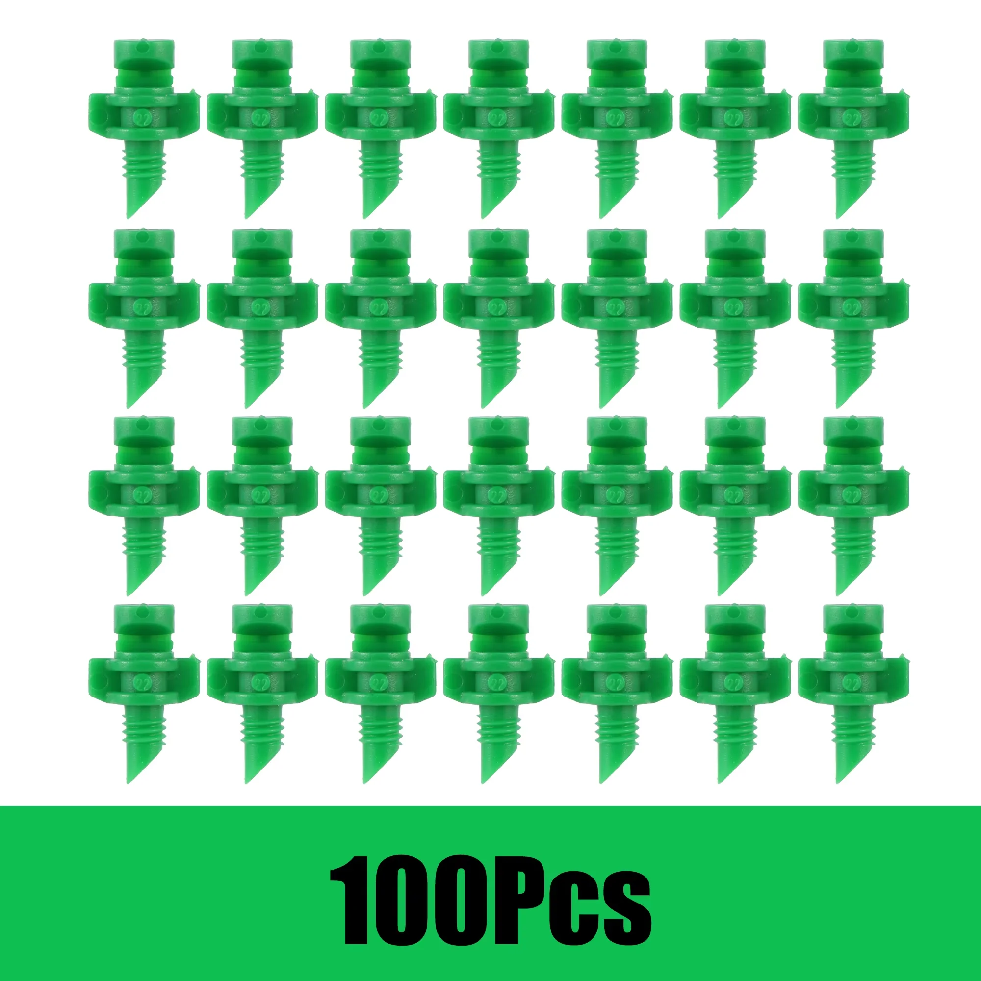 

90-360 Degree Micro Refraction Nozzle Sprinkler Head Garden Irrigation Mist Sprayer Watering System Atomizing 20/30/50/100Pcs