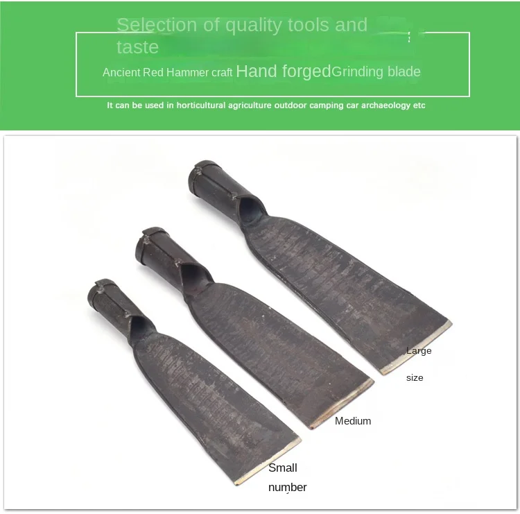 Hand-Forged Digging Tool for Electric Pole Hole Agricultural Luoyang Shovel Soil Sample Barrel Digging Tree Planting Shovel