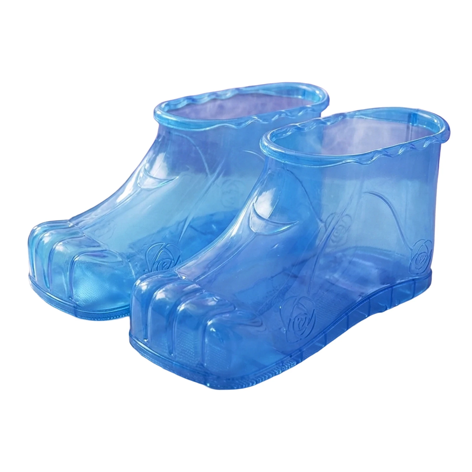 Water-Saving Foot Soak Shoes Ergonomic for Home Spa Wearable Plastic Foot Bath Bucket Non-Slip Base Durable PP Material