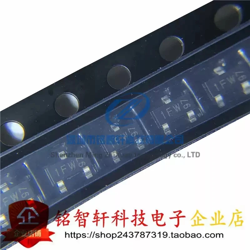 Brand new original BC847B BC847 silk screen 1F 1FW SOT23 NPN surface mount transistor